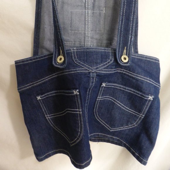 LEE, Union Made, blue overall denim skirt, small - Picture 6 of 7